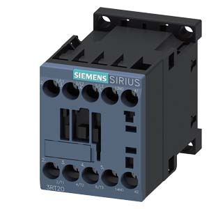 Product image for Siemens 3RT20181AK61 120 VAC 16 Amp 3-Pole 1NO Screw Terminal IEC Contactor