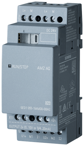 Product image for Siemens 6ED10551MM000BA2 LOGO AM2 AQ, 2