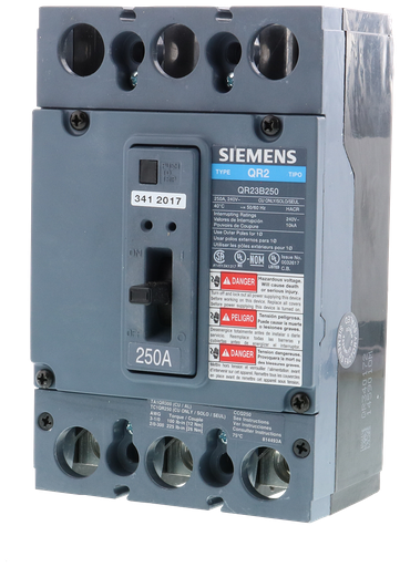 Product image for Siemens QR23B250 QR MCCB,10kA@24