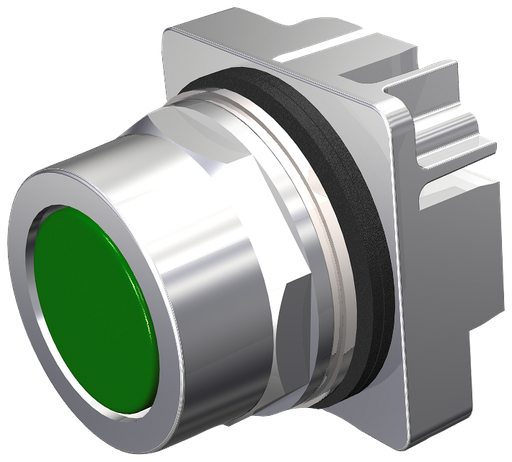Product image for Siemens 52PM8A3 PUSHBUTTON,MOM,GRN,FLUS