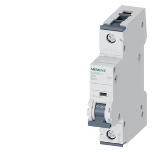 Product image for Siemens 5SY6120-7 20 Amp C Curve 1-Pole Supplementary Protector