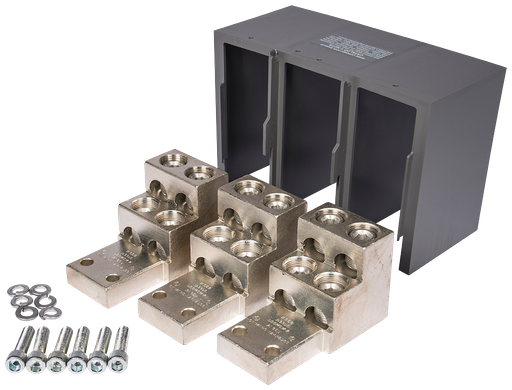 Product image for Siemens 3TA4P8500 3-Lug 1200 Amp 250 to 500 MCM Copper/Aluminum 4-Wire Circuit Breaker Lug Kit