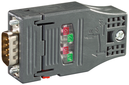 Product image for Siemens 6GK15000FC10 RS485 Strain Relief Bus Connector