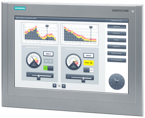 Product image for Siemens 6AV21240QC130AX0 SIMATIC HMI TP