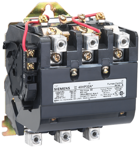 Product image for Siemens 40HP32AD CONTACTOR, SZ3,3PH,OPN