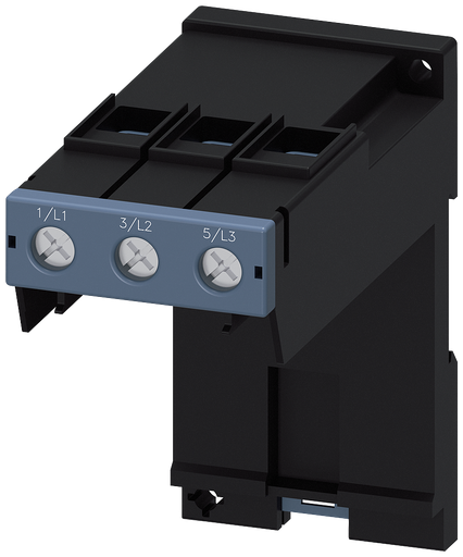 Product image for Siemens 3RU29363AA01 Size 2 Screw/Snap-On Mount Overload Relay Terminal Bracket