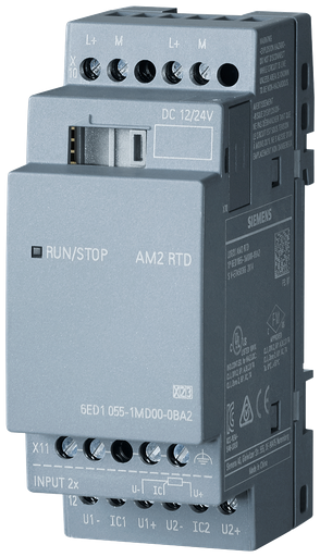 Product image for Siemens 6ED10551MD000BA2 LOGO AM2 RDT,