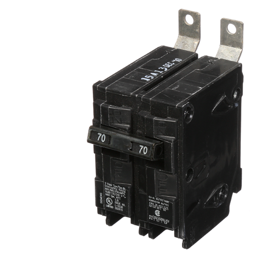 Product image for Siemens B270 2-Pole 70 Amp 120/240 Volt 10 K Circuit Breaker