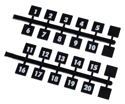 Product image for Siemens NBK3 130/Box Legend 1 to 42 Panelboard Number Strip