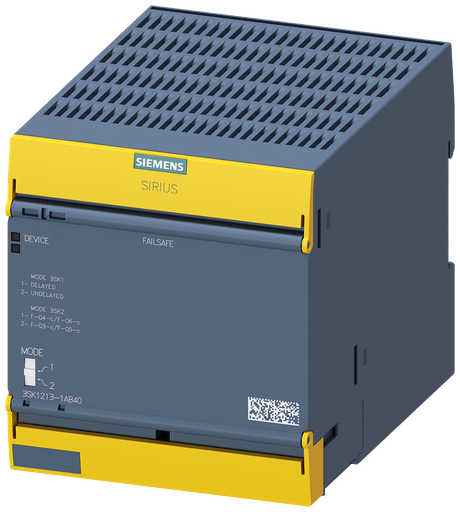 Product image for Siemens 3SK12131AB40 SAFETY RELAY,3RO,3
