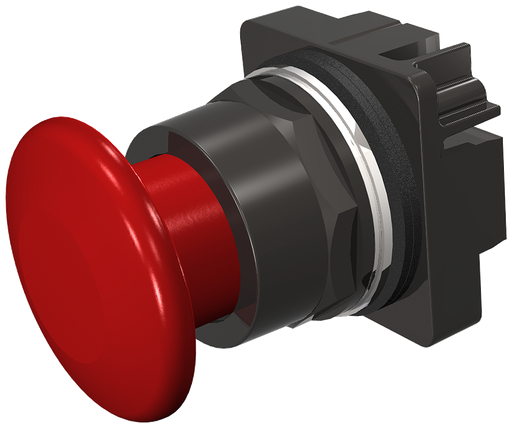 Product image for Siemens 52BP2W2 PUSHBUTTON,MTD,RED,1 3/