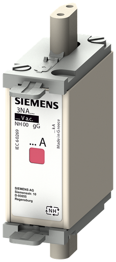 Product image for Siemens 3NA6822 FUSE,LV HRC,63A,500V