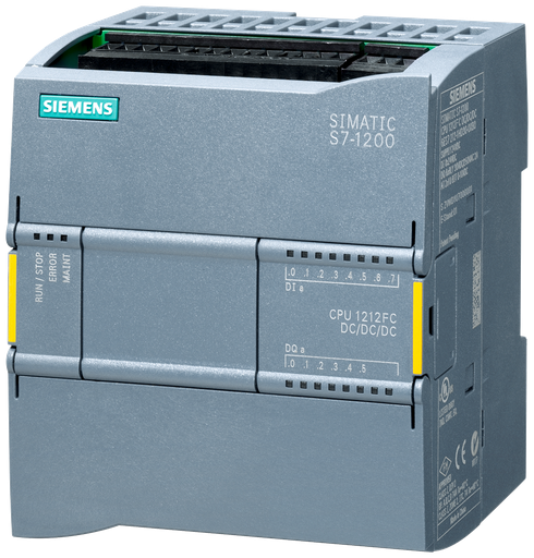 Product image for Siemens 6ES72121AF400XB0 CPU 1212FC .DC