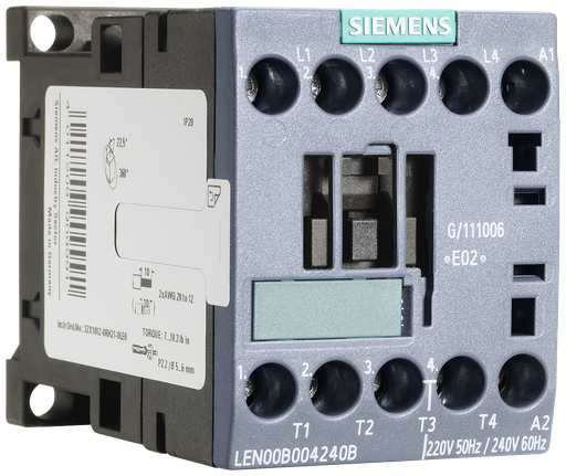 Product image for Siemens LEN00C004277B CONTACTOR,LTG,EH,