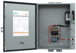 Product image for Siemens 87GUG6MC 240/440 to 480 VAC 25 to 100 Amp 30 Hp 3-Phase NEMA 3/3R Full Voltage Pump Control Panel