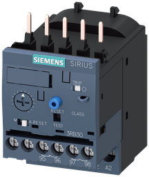 Product image for Siemens 3RB30161TB0 690 VAC 4 to 16 Amp 3-Pole 1NO 1NC Electronic Solid State Overload Relay
