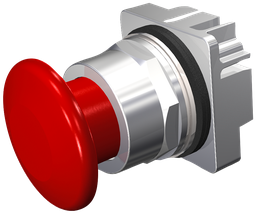 Product image for Siemens 52PP2W2 30 mm 1NO 1NC 2-Position Red Metal Bezel IP66 Non-Illuminated Push Button