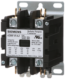SIEMENS 42BF15AJ 2P CONTACTOR