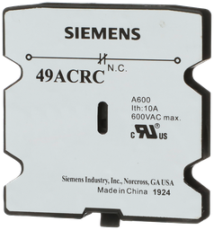SIEMENS 49ACRC AUXILIARY INTERLOCK