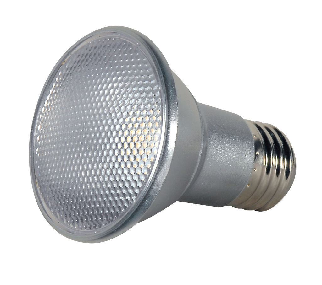 Product image for Satco S9409 7 Watt PAR20 LED; 5000K; 40 deg. Beam Angle; Medium base; 120 Volt