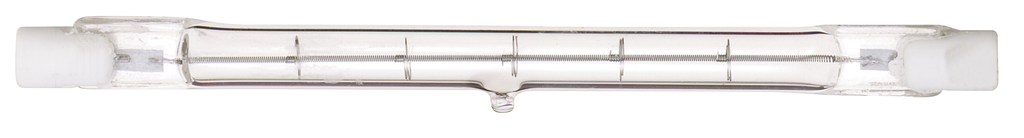 Product image for Satco S3136 200 Watt; Halogen; T3; Clear; 1500 Average rated hours; 3400 Lumens; Double Ended base; 118mm; 120 Volt