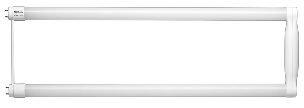 Product image for Satco S9994 11.5 Watt T8 U-Bend LED; 50000 Average rated hours; Medium bi-pin base; 1700 Lumens; 3000K; Type A; Ballast dependent