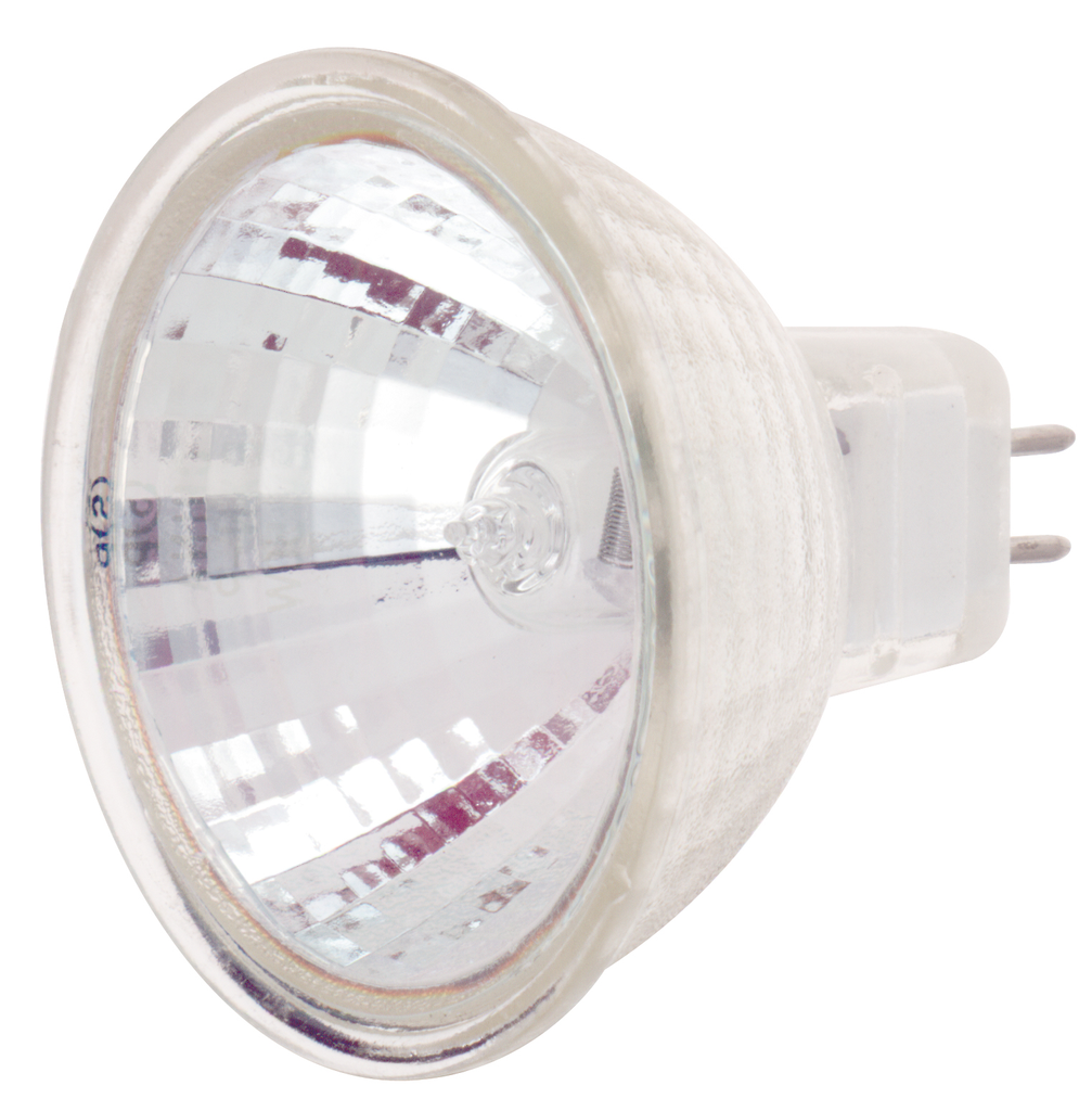 Product image for Satco S1989 35 Watt; Halogen; MR11; FTH/C/24; 2000 Average rated hours; Sub Miniature 2 Pin base; 24 Volt