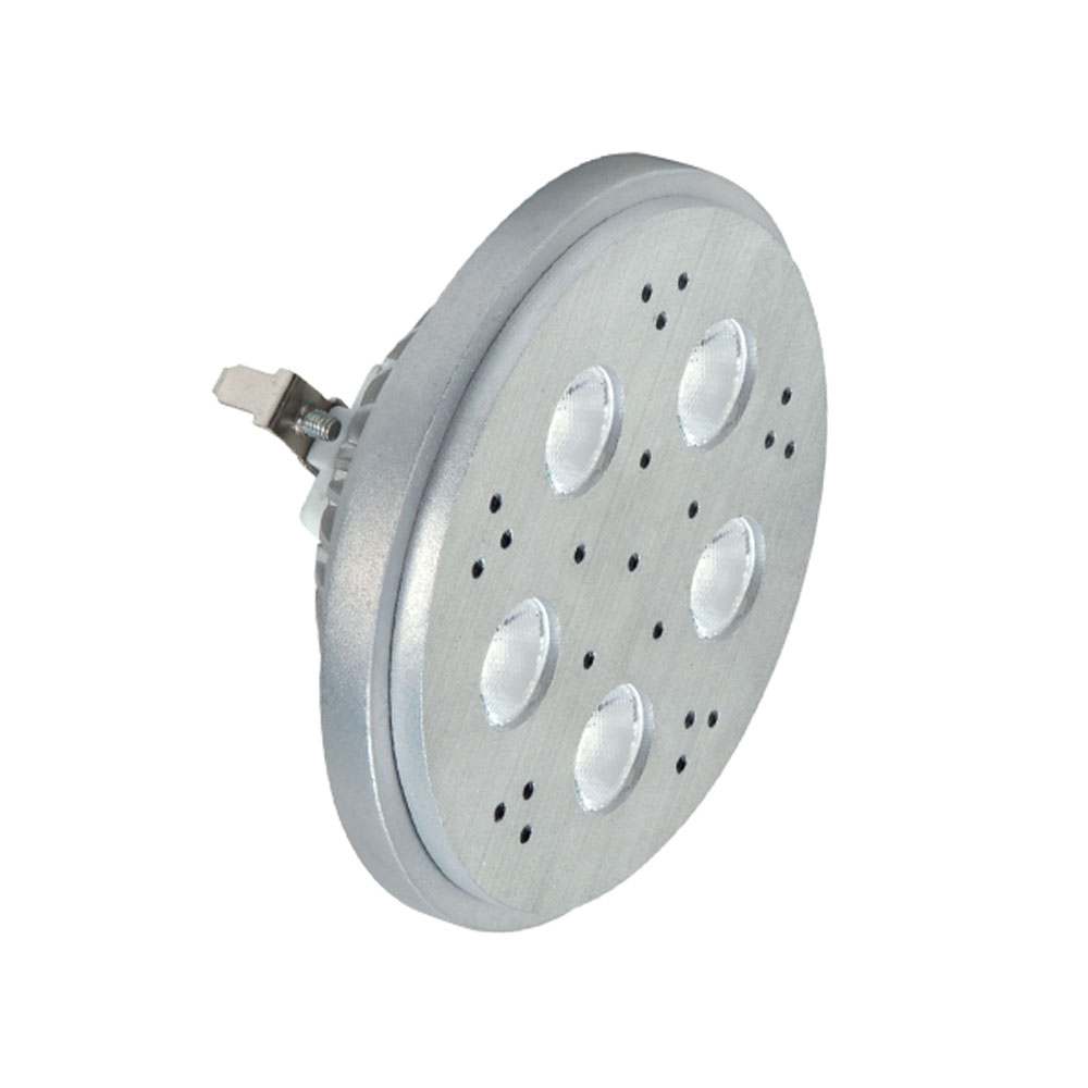 Product image for Satco S8763 - 11 watt; AR111; 3200K; 40' beam spread; G53 base; 12 volts