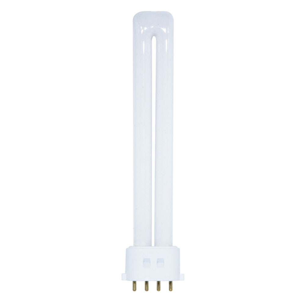 Product image for Satco S8368 13 Watt; pin-based Compact Fluorescent; 3500K; 82 CRI; 2GX7 (4-Pin) base