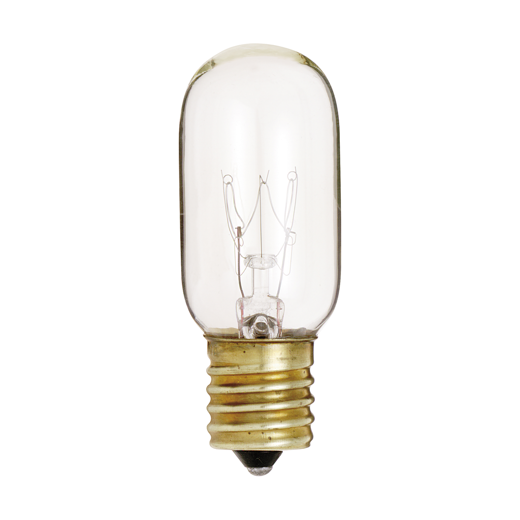 Product image for Satco S3908 25 Watt T8 Incandescent; Clear; 2500 Average rated hours; 190 Lumens; Intermediate base; 130 Volt