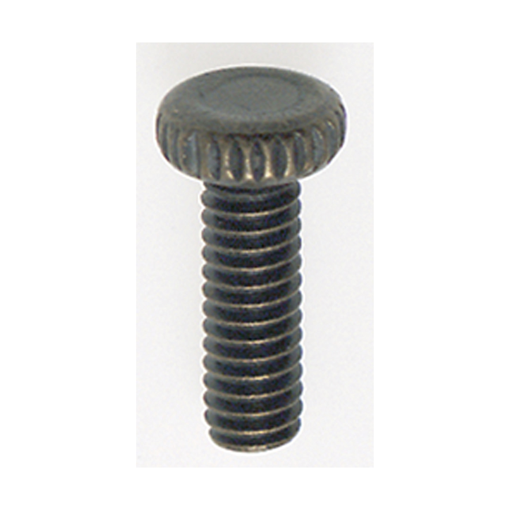 Product image for Satco 90/024 Steel Knurled Head Thumb Screw; 8/32; 1/2" Length; Antique Brass Finish