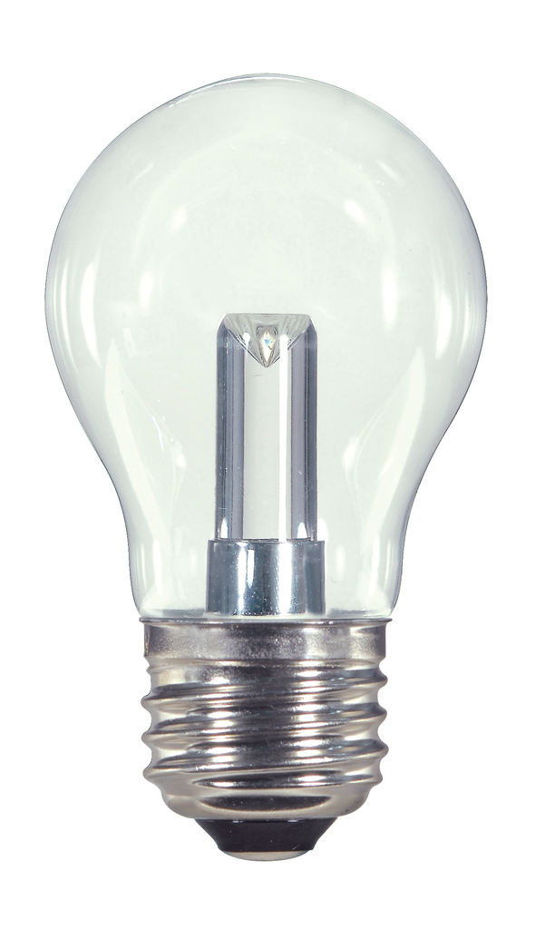 Product image for Satco S9150 1.4 Watt LED; A15; Clear; 2700K; Medium base; 120 Volt; Carded