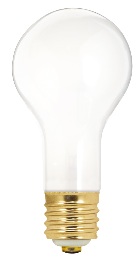 Product image for Satco S1825 50/100/150 Watt PS25 Incandescent; Frost; 2000 Average rated hours; Mogul base; 120 Volt