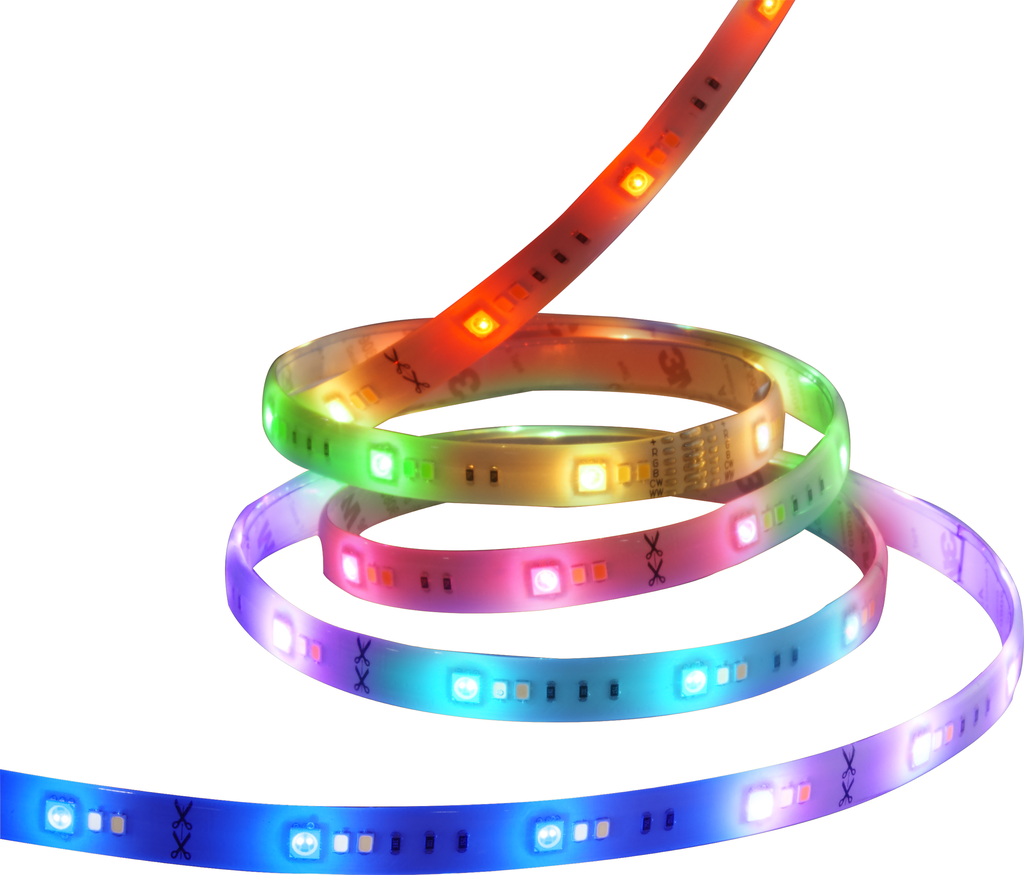 Product image for Satco S11263 20 Watt; 6FT; LED; RGBW Strip Light; Starfish IOT; 120 Volt; 1600 Lumens