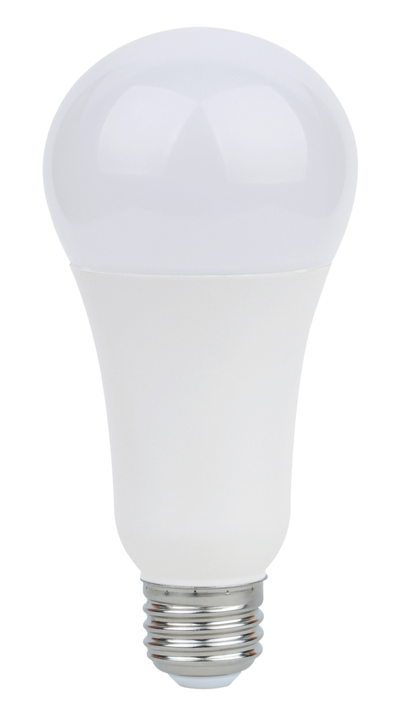 Product image for Satco S8544 5 Watt/15 Watt/21 Watt; A21 LED; 3-way; Frosted; 4000K; Medium base; 120 Volt