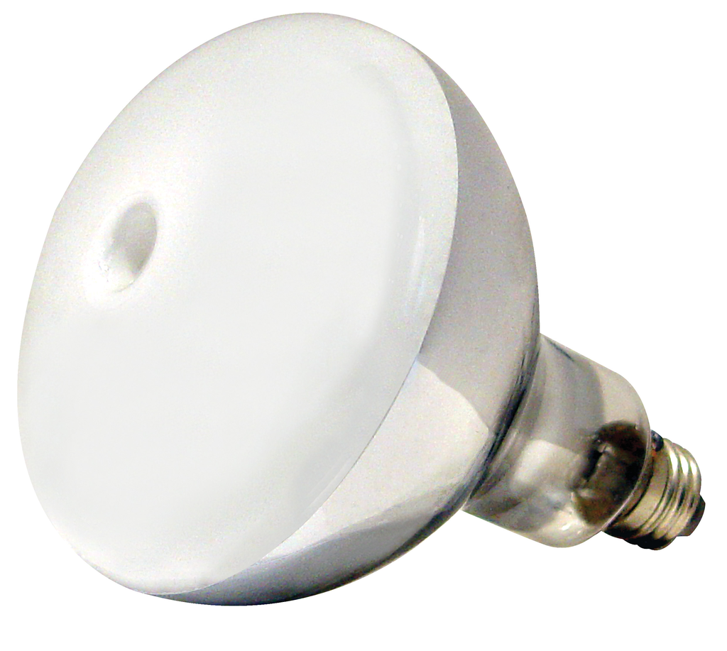 Product image for Satco S4394 175 Watt; Mercury Vapor HID; Medium base; R40; Coated; 50 CRI; 3900K