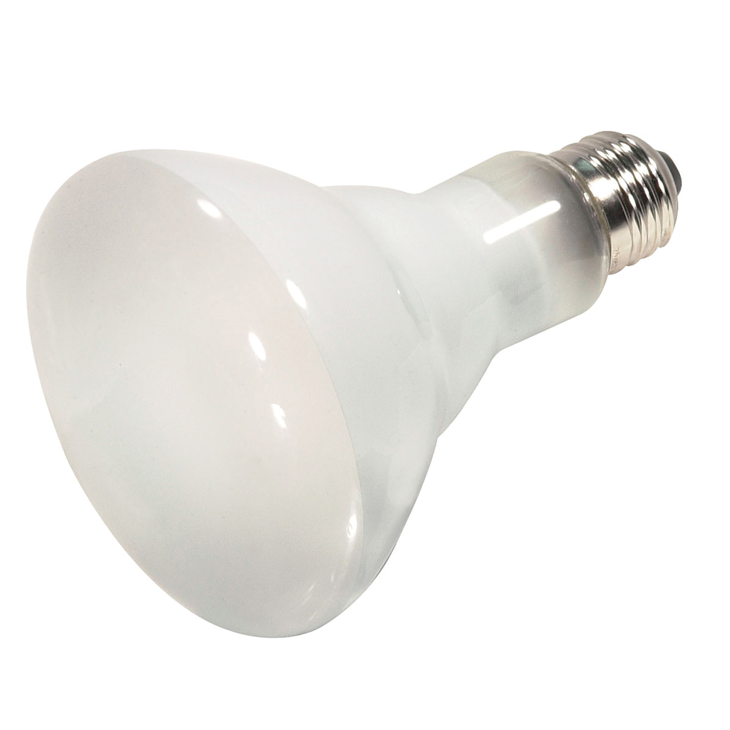 Product image for Satco S4515 65 Watt; Halogen; BR30; Frosted; 2000 Average rated hours; 920 Lumens; Medium base; 120 Volt