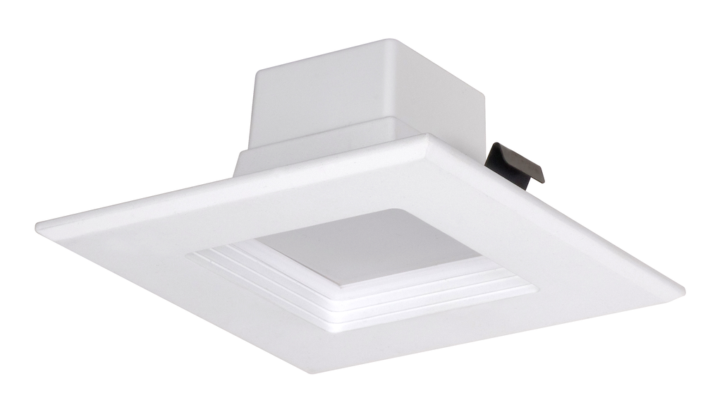 Product image for Satco S9758 10 watt LED Downlight Retrofit; 4 inch square shape; 4000K; 120 volt