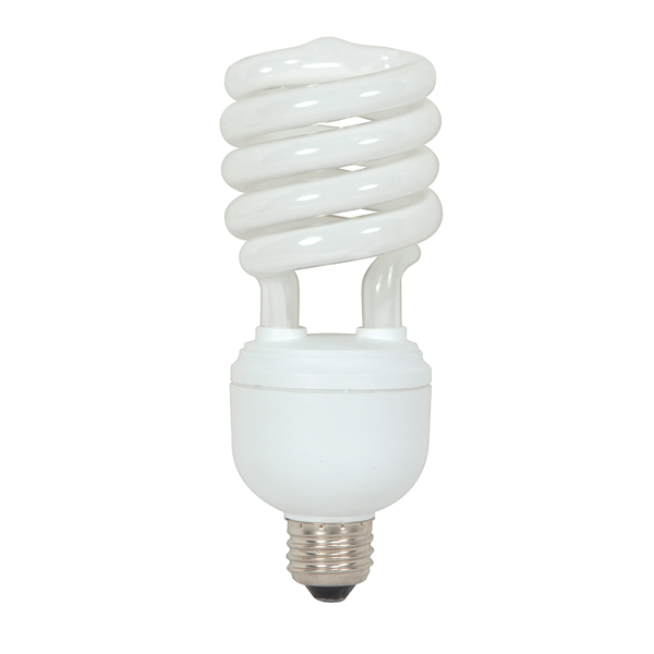 Product image for Satco S7424 32 Watt; Hi-Pro Spiral Compact Fluorescent; 4100K; 85 CRI; Mogul base; 277 Volt