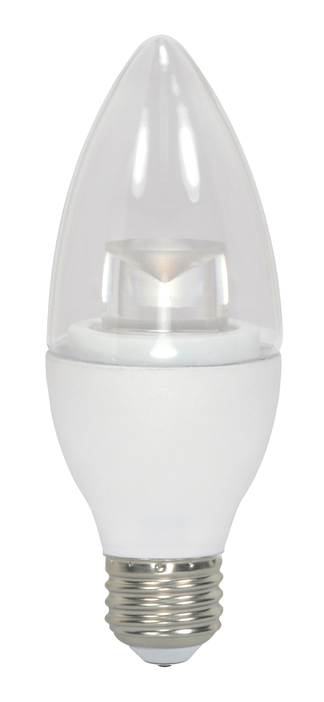 Product image for Satco S8575 5 Watt; B11 LED; 3000K; Medium base; 120 Volt