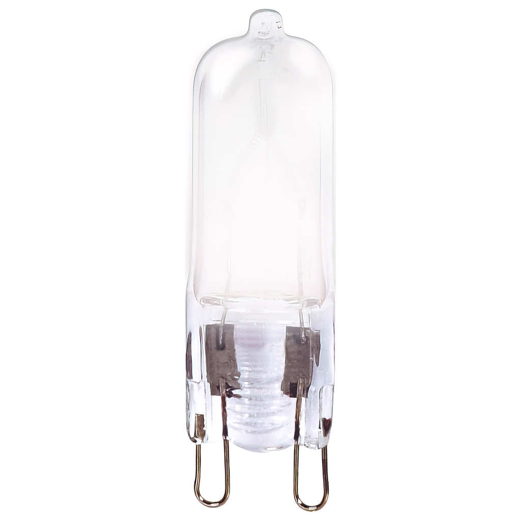 Product image for Satco S4647 40 Watt; Halogen; T4; Frosted; 2000 Average rated hours; 450 Lumens; Double Loop base; 120 Volt