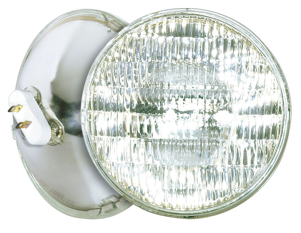 Product image for Satco S4671 1000 Watt sealed beam; PAR64; 4000 Average rated hours; Mogul End Prong base; 120 Volt