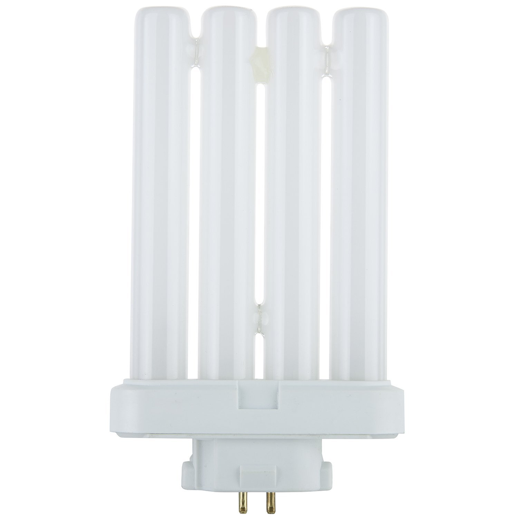 Product image for Satco S6385 27 Watt Quad Tube T4 Compact Fluorescent; GX10q-4 base; 6500K