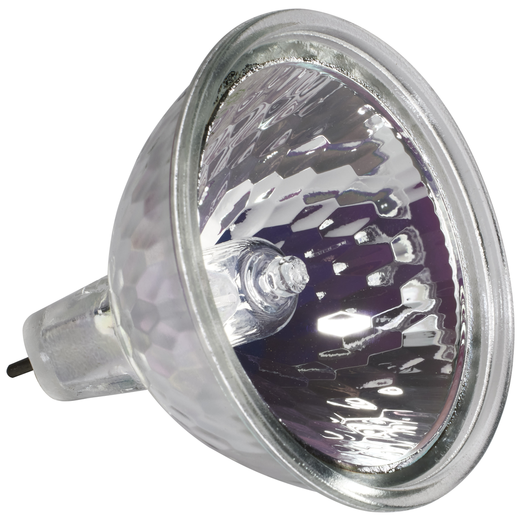 Product image for Satco S3461 20 Watt; Halogen; MR16; BAB; 2000 Average rated hours; Miniature 2 Pin Round base; 12 Volt; Carded