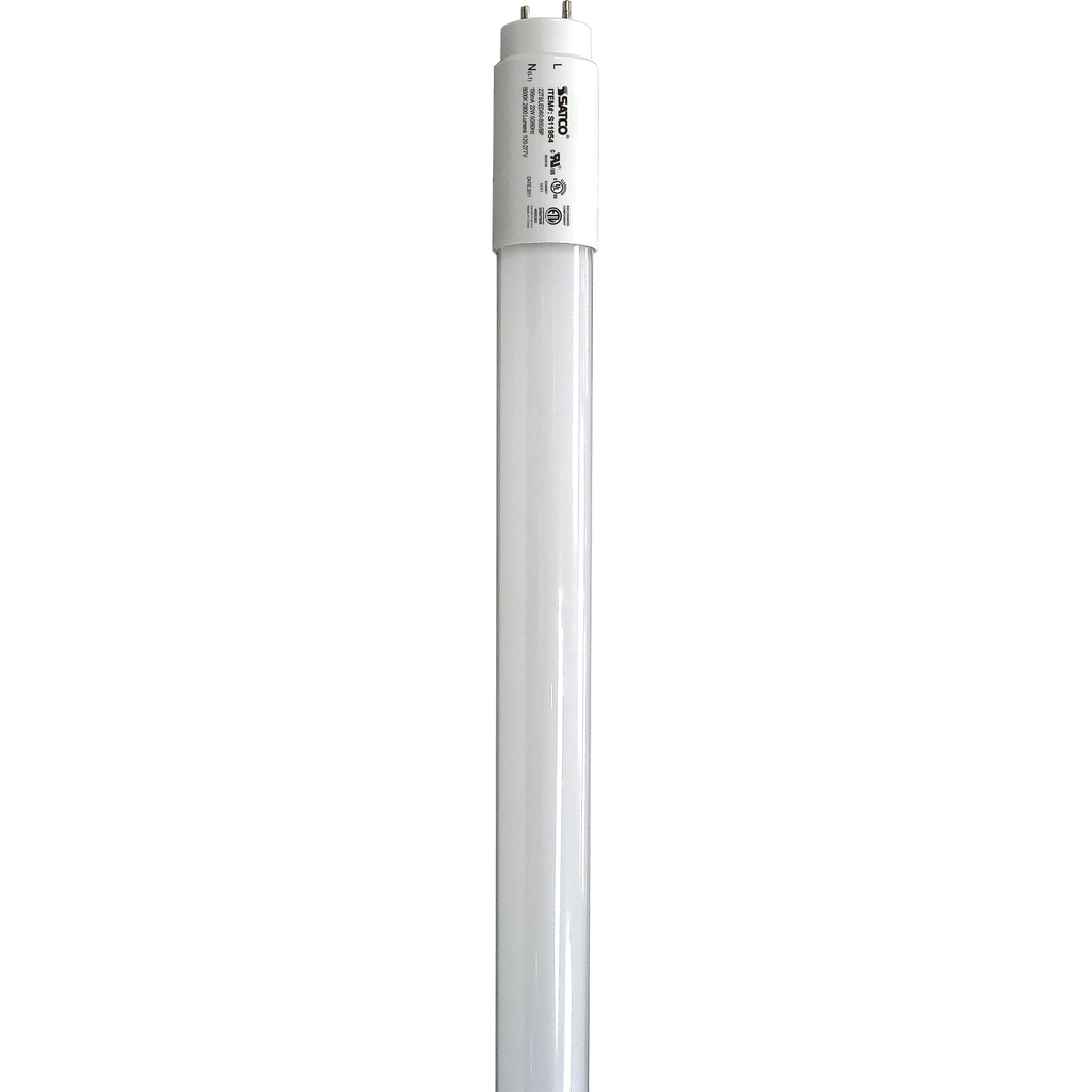 Product image for Satco S11954 5 Foot; 22 Watt; Linear LED T8; Type B Ballast Bypass; G13 Bi-Pin Base; 80 CRI; 5000K