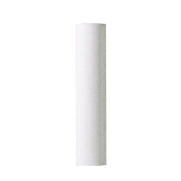 Mayer-DDS-Plastic Drip Candle Cover - White Plastic - 1-3/16" Inside Diameter - 1-1/4" Outside Diameter - 4" Height-1