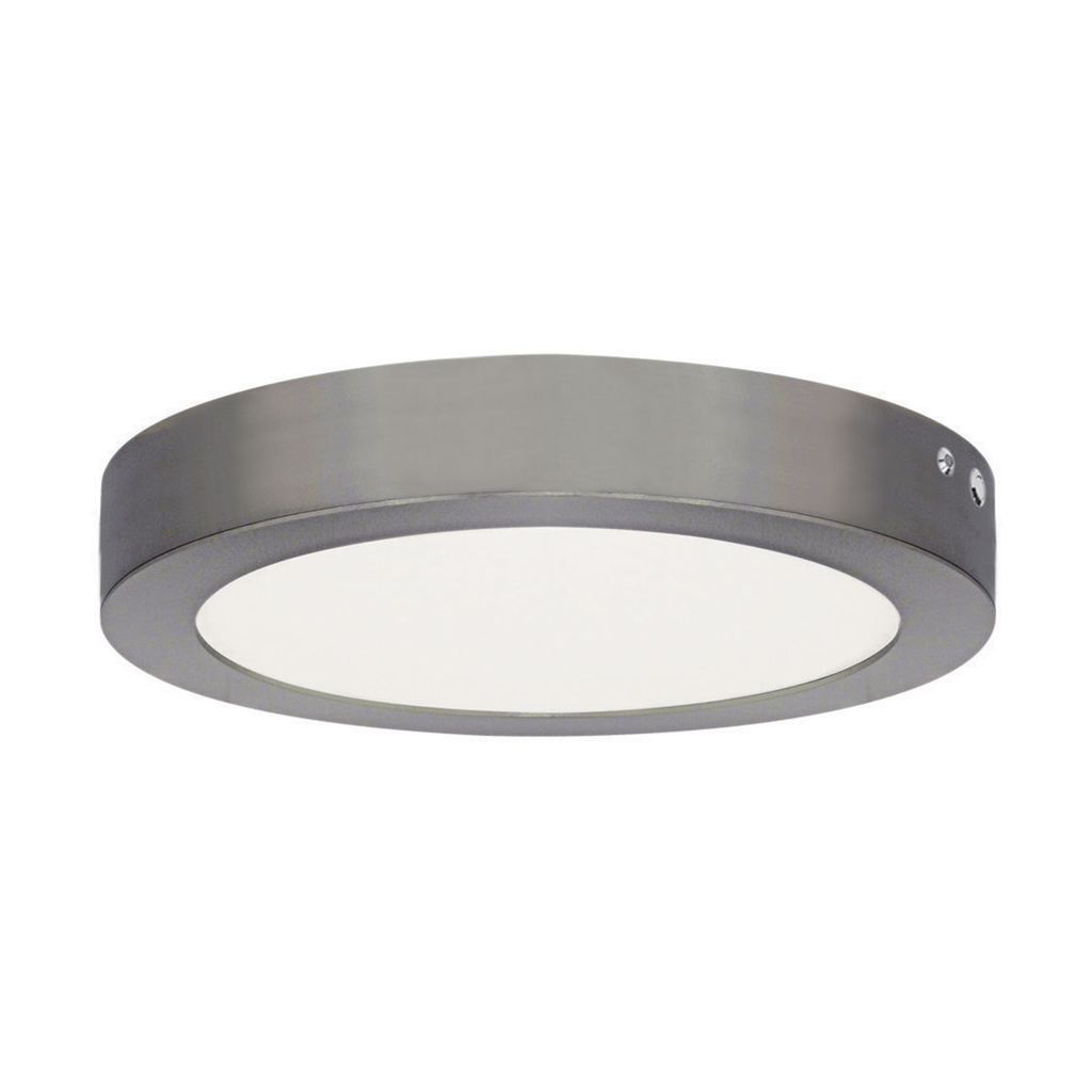 Product image for Satco S8673 Battery Backup Module For Flush Mount LED Fixture; 13 Inch Round; Brushed Nickel Finish