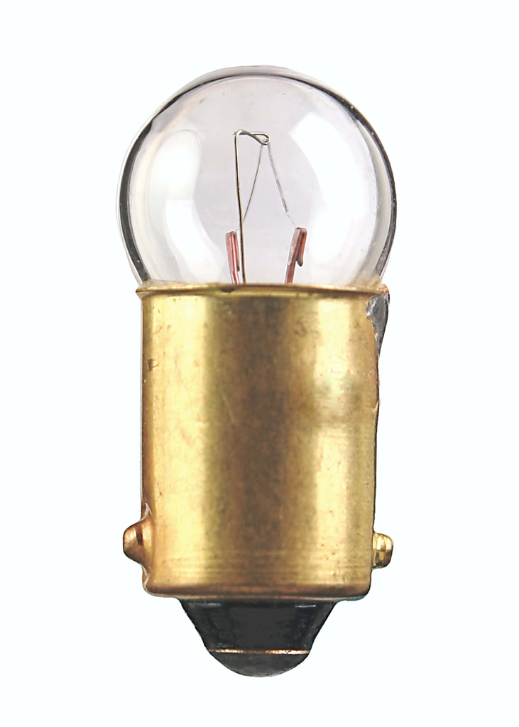 Product image for Satco S7838 2.59 Watt; Miniature; G5.3; Clear; 2000 Average rated hours; Miniature bayonet base; 14.4 Volt