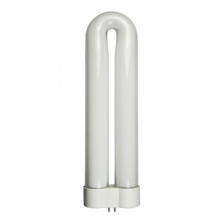Product image for Satco S7298 40 Watt T8; Four-Pin GX10q-4 Base; Black Light; 8000 Hours; Single U-Shaped Twin Tube; Compact Fluorescent Plug-In Lamp