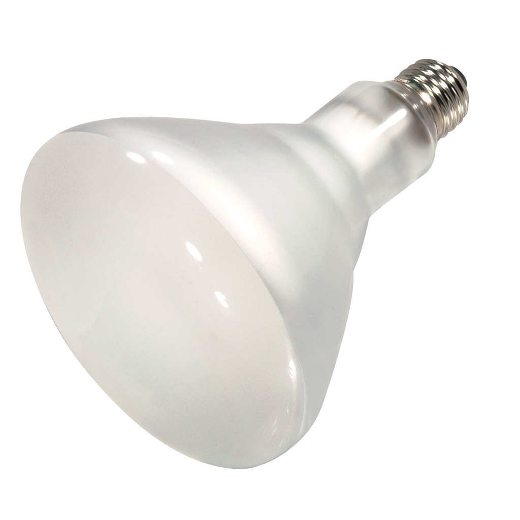 Product image for Satco S4516 65 Watt; Halogen; BR40; Frosted; 2000 Average rated hours; 920 Lumens; Medium base; 120 Volt